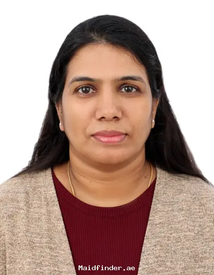 SREEVIDYA J. INDIAN KERALA LIVE OUT NANNY IN DUBAI INDIAN PART TIME & FULL TIME IN DUBAI NORTHERN EMIRATES