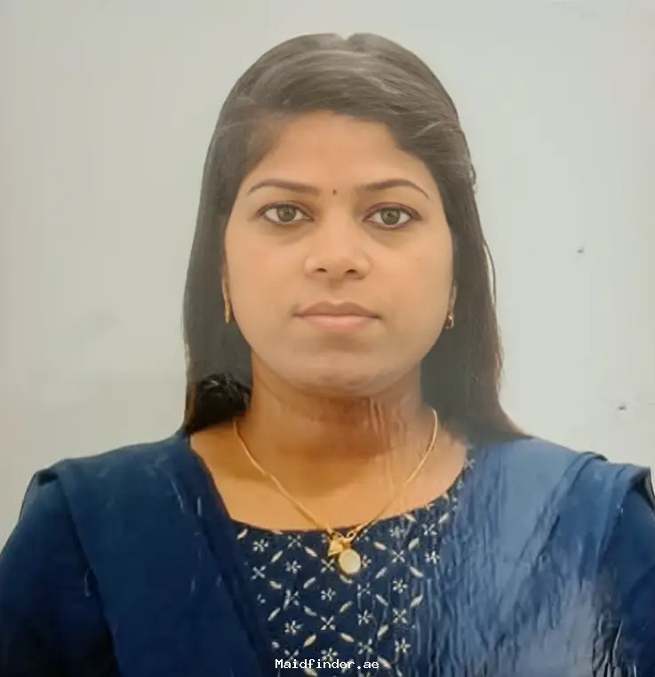 SINDHU M. | INDIAN KERALA PART TIME NANNY  AND MAID | OWN VISA | DUBAI INDIAN PART TIME IN DUBAI NORTHERN EMIRATES