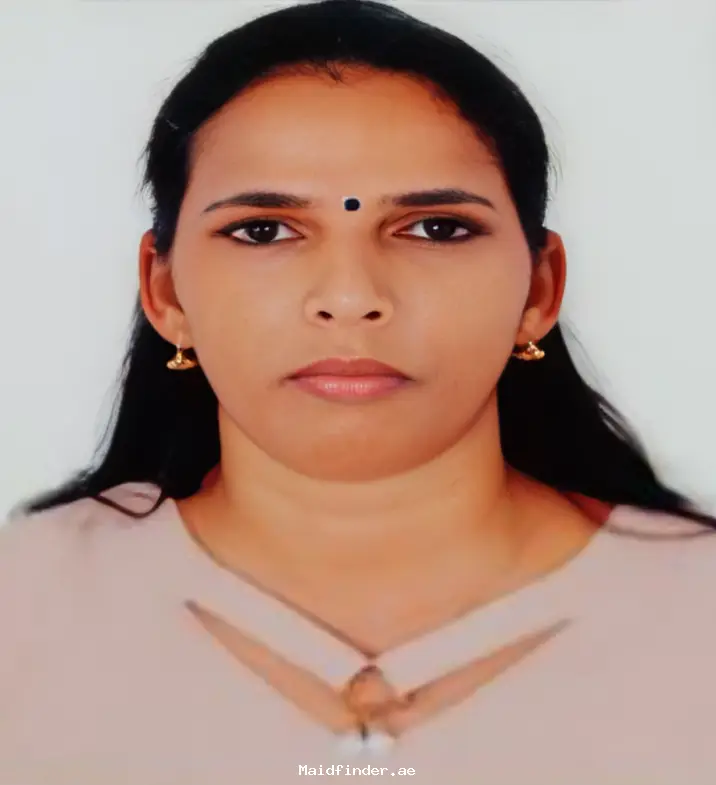 JAYA R. | INDIAN KERALA LIVE OUT HOUSEMAID & NANNY | OWN VISA | ABU DHABI INDIAN PART TIME & FULL TIME IN ABU DHABI
