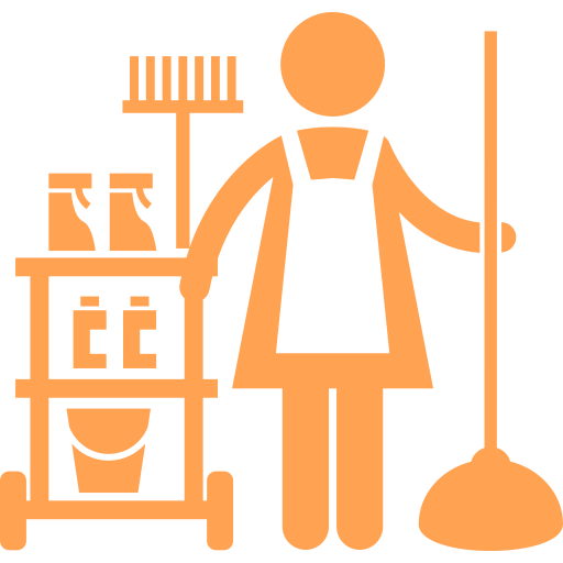 Office icon representing maids and nannies listings service