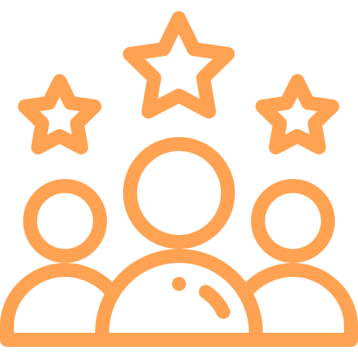 Star rating icon representing over 12000 satisfied customers on Maid Finder