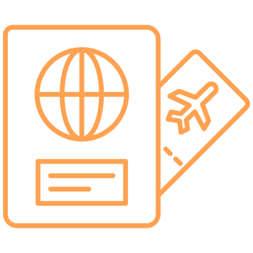 Travel visa document icon representing 2-year housemaid visa package